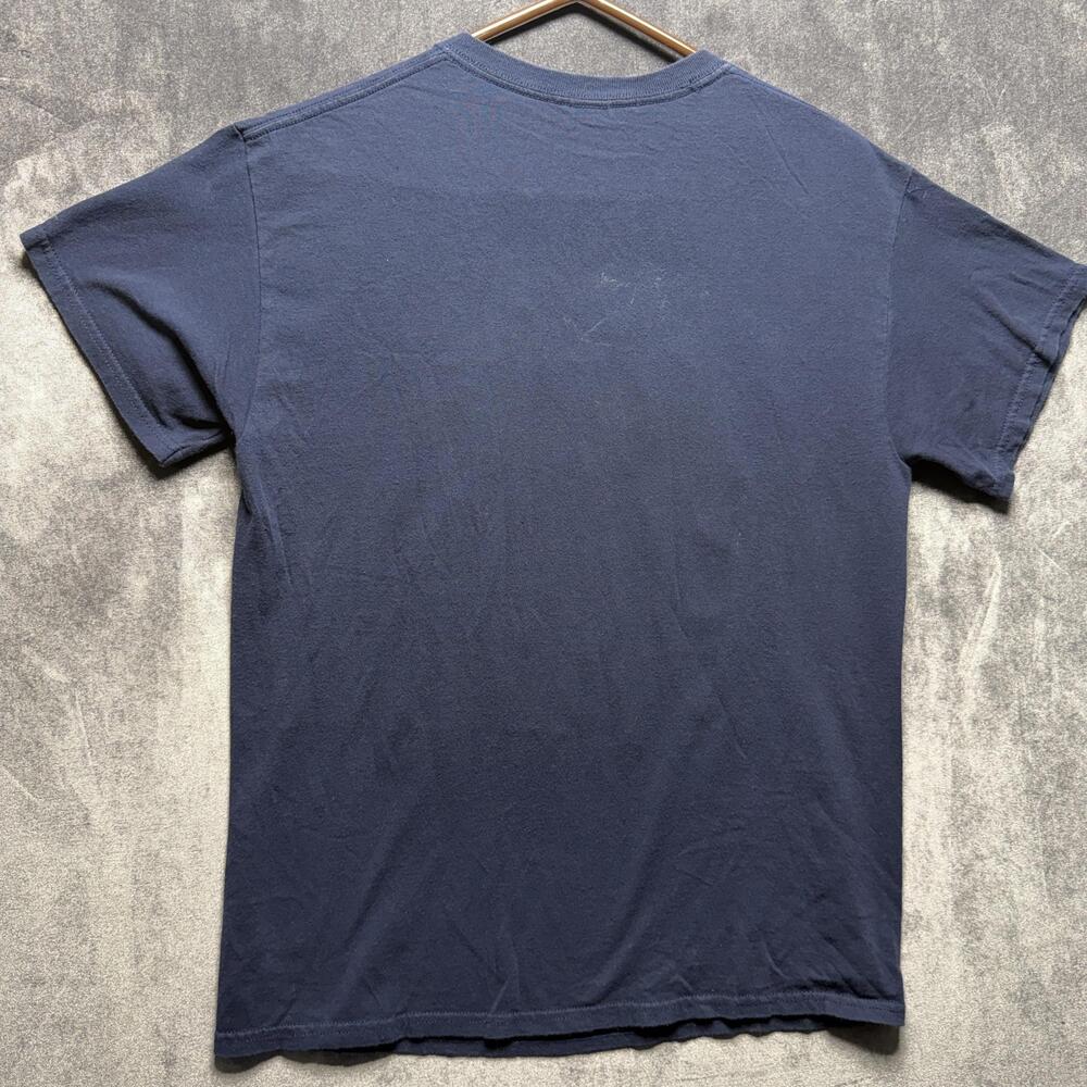 Gildan Shirt Mens Navy Graphic Heavy Cotton St Louis Cardinals Blues MLB NHL - Picture 8 of 10